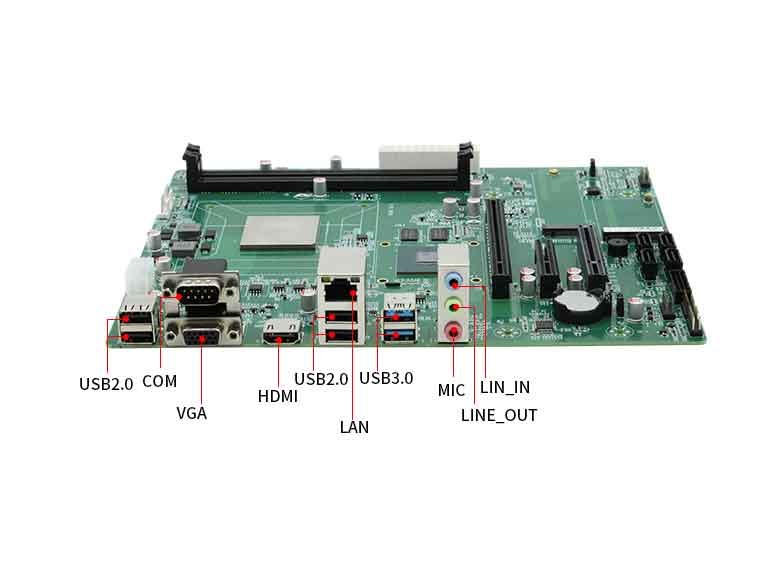 龙芯3A6000信创办公主板P603L(图4)